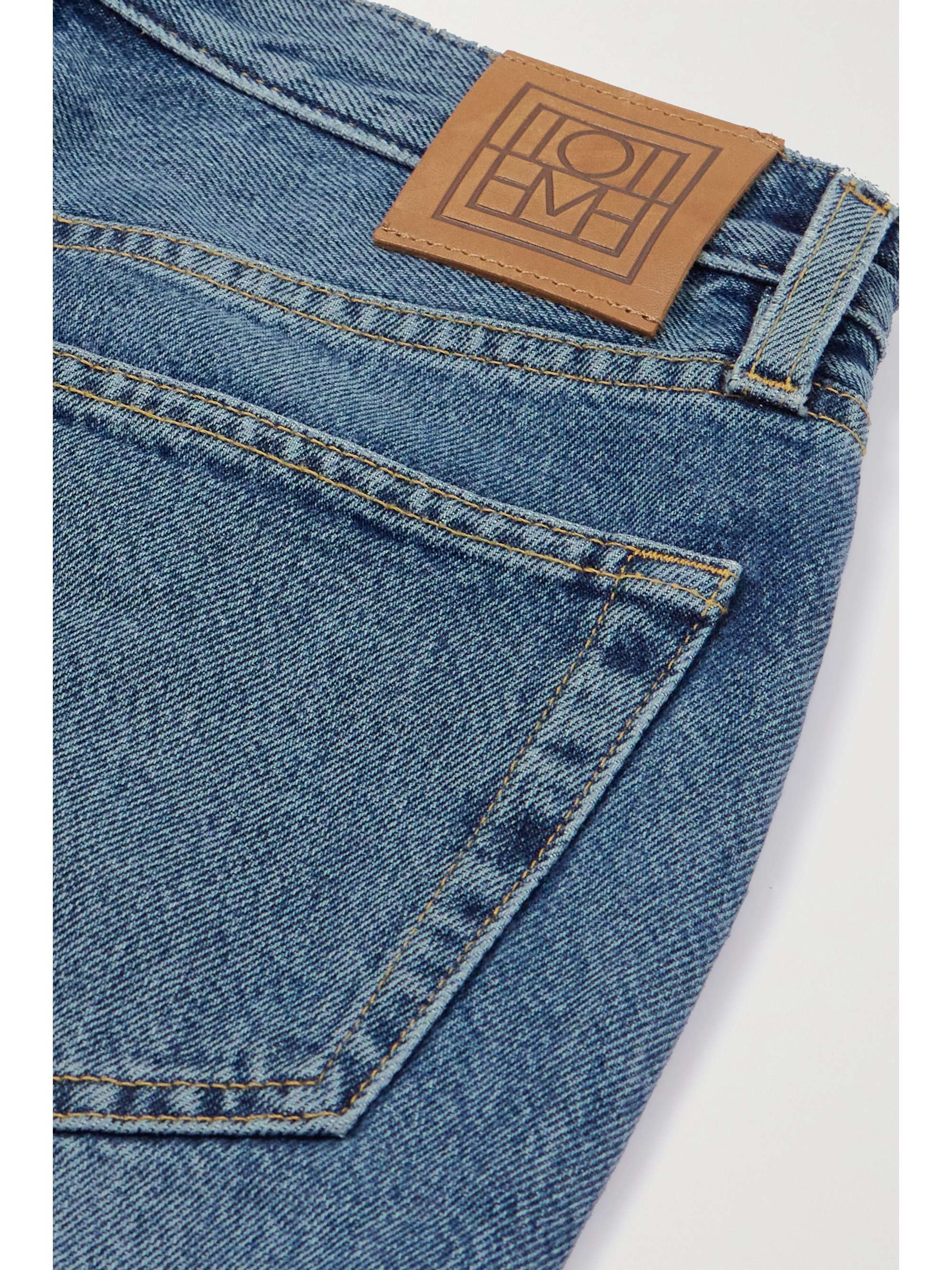 TOTEME Classic Cut high-rise straight-leg organic jeans