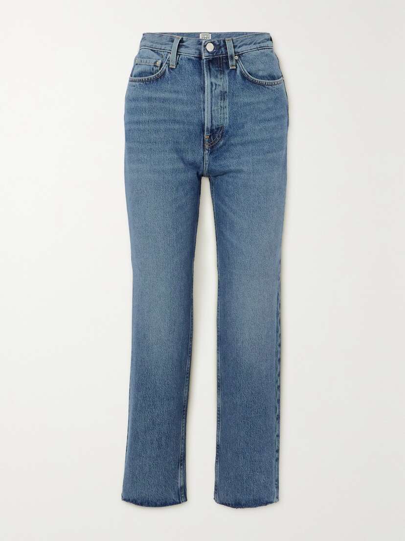 TOTEME + Net Sustain Classic Cut High-rise Straight-leg Organic Jeans