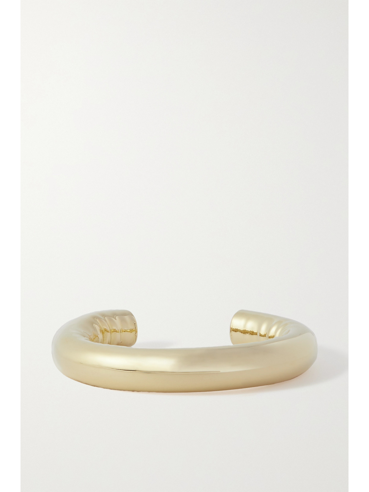 Jennifer Fisher - Hollow Tube Gold-plated Cuff - One size