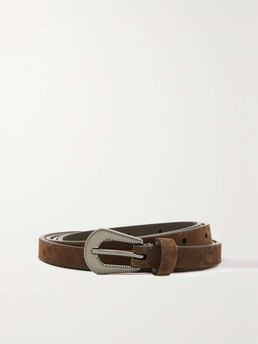 Brunello Cucinelli Cinta Suede Waist Belt