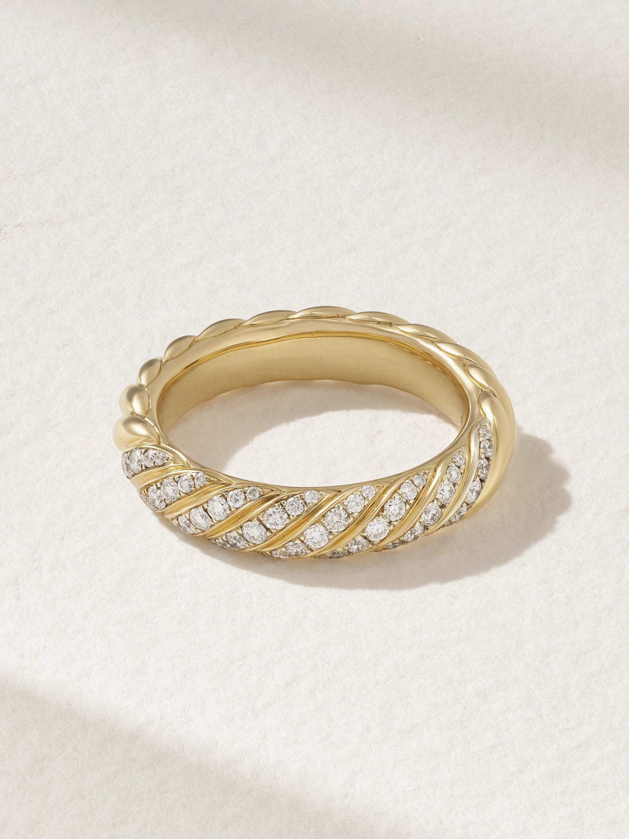 David Yurman 18-karat Gold Diamond Ring