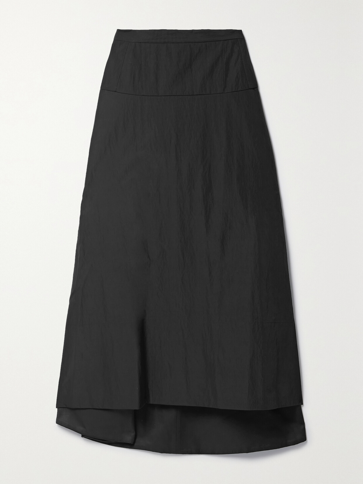 Tibi Schema Canvas Maxi Skirt In Black