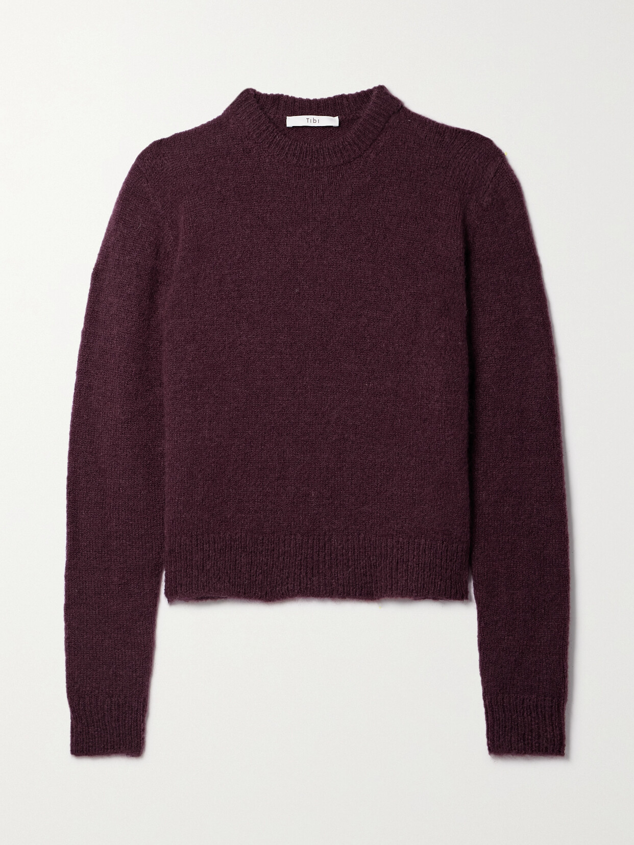 Tibi Mohair-blend Jumper In Red