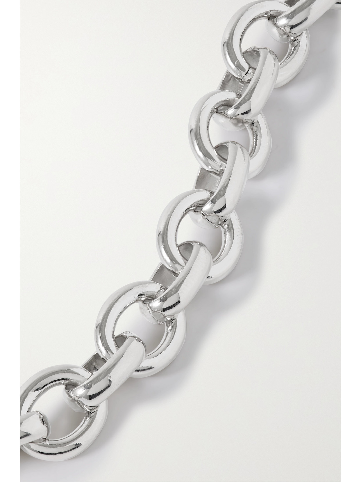 Laura Lombardi Portrait Platinum-plated Bracelet In Silver