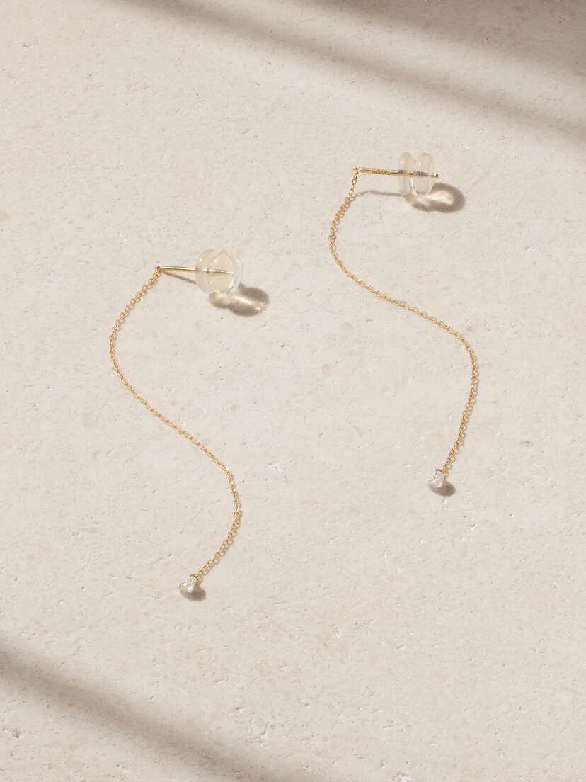 Persée Danaé 18-karat Gold Diamond Earrings