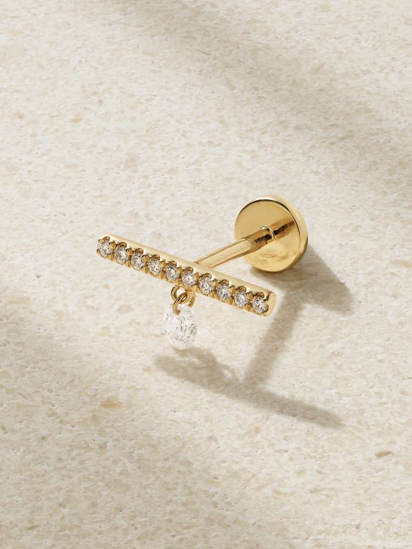 Persée 18-karat Gold Diamond Single Earring