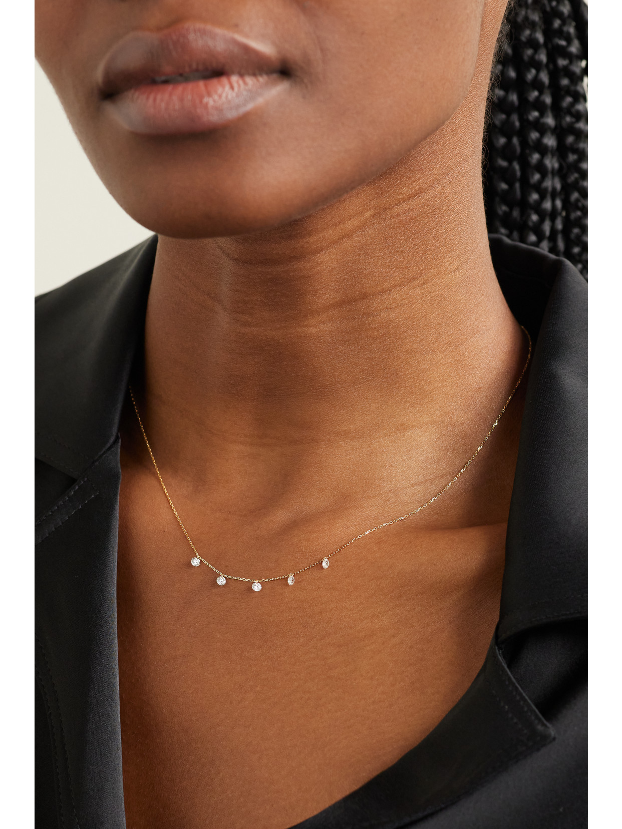 Persée Danaé 18-karat Gold Diamond Necklace In Gold