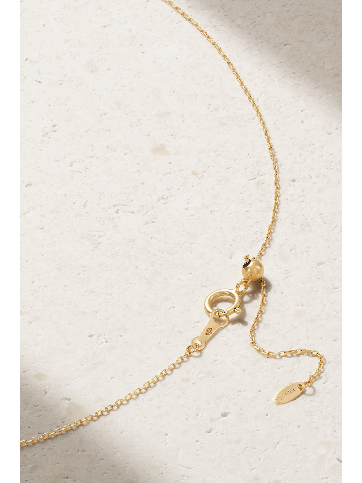 Persée Seven Chakras 18-karat Gold Multi-stone Necklace In Gold