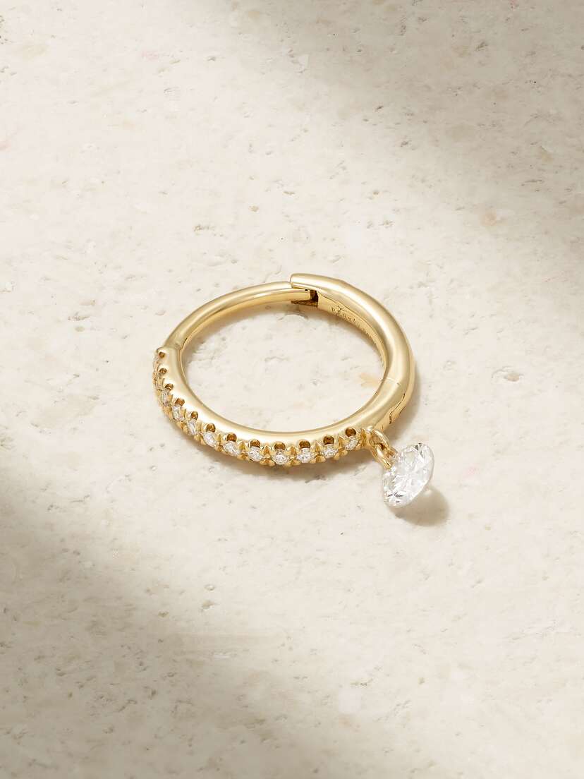 Persée 18-karat Gold Diamond Single Earring