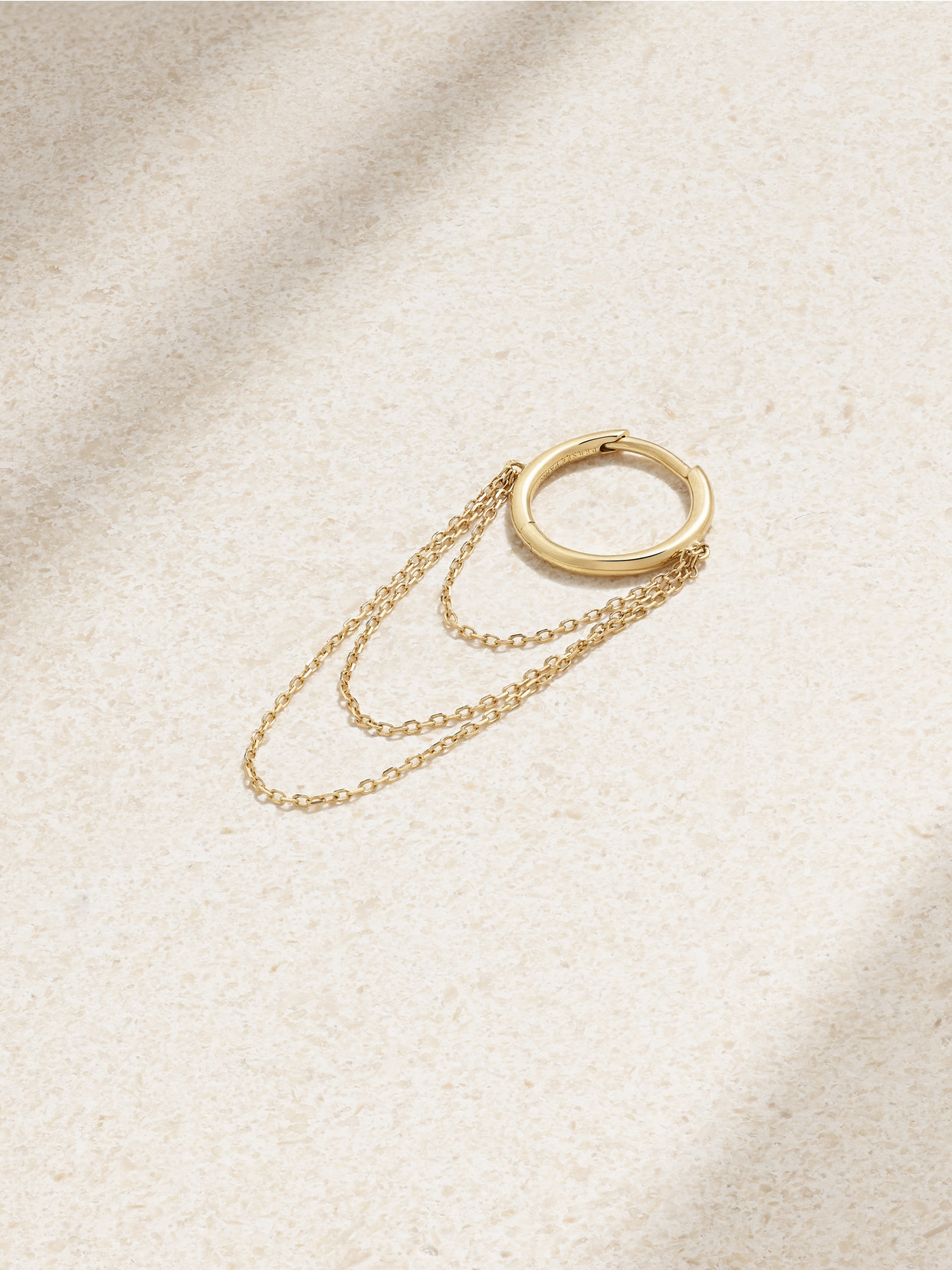 Persée 18-karat Gold Single Hoop Earring