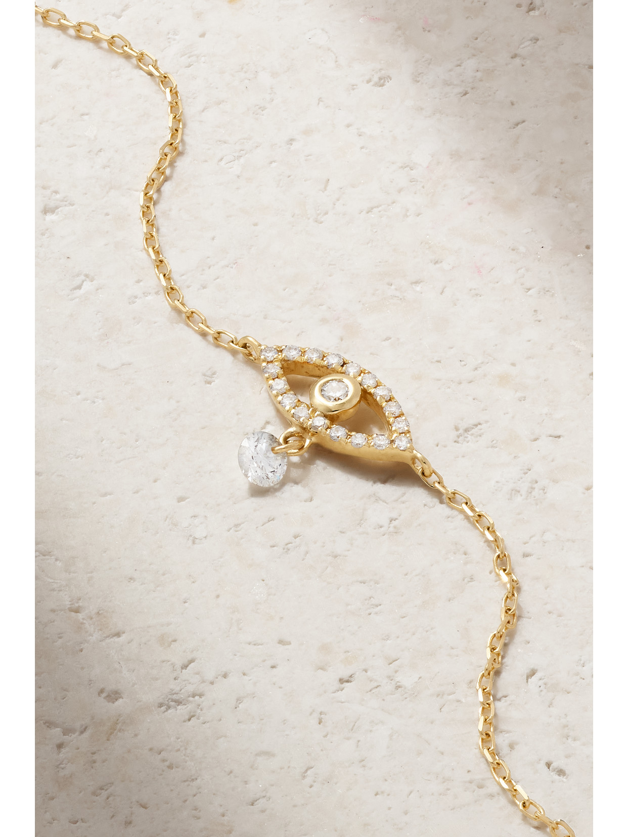 Persée Evil Eye 18-karat Gold Diamond Bracelet In Gold