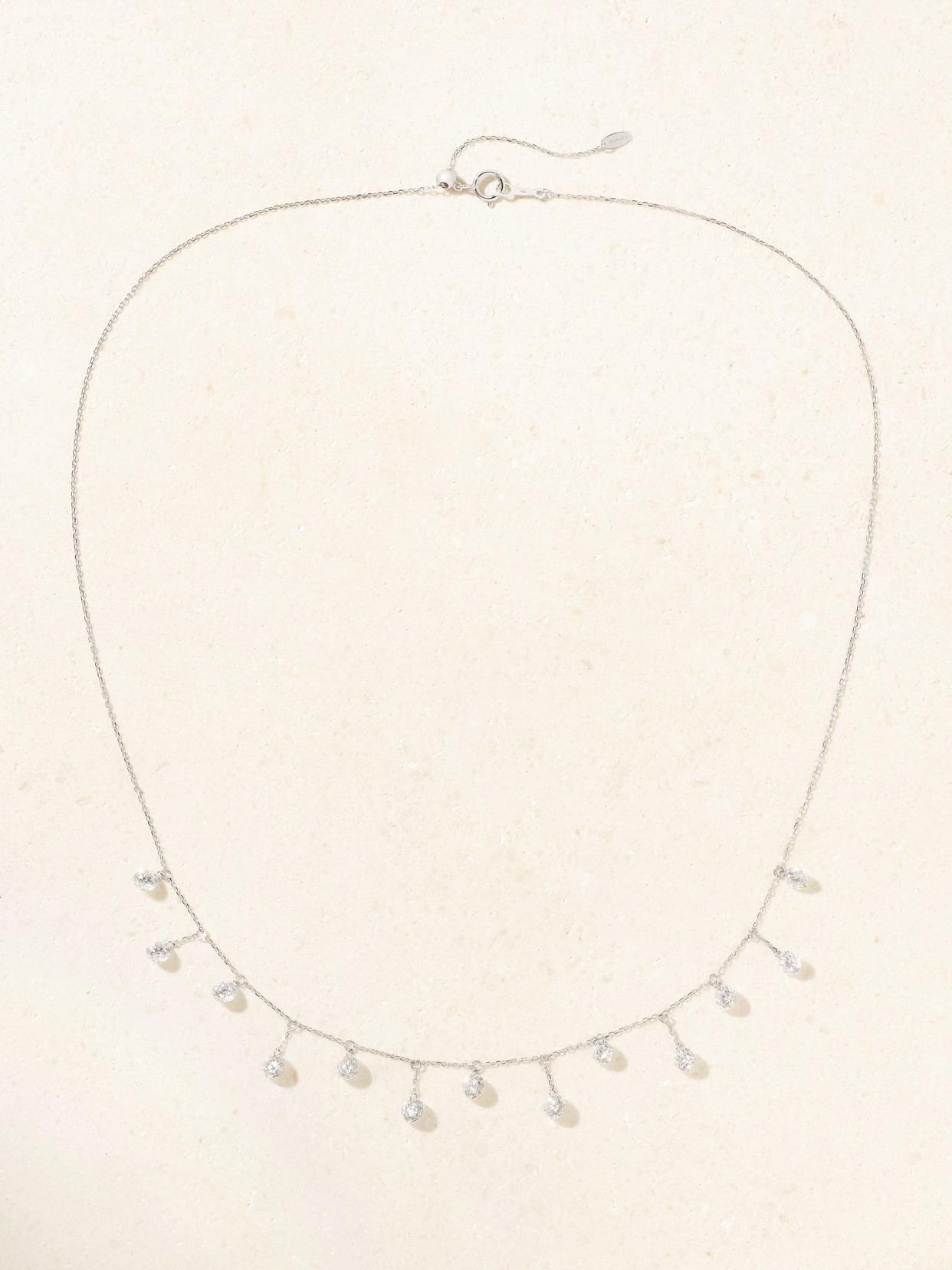 Persée 18-karat White Gold Diamond Necklace