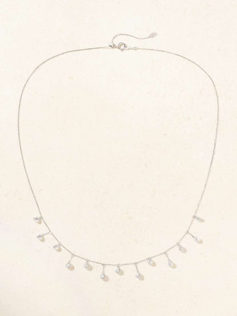 Persée 18-karat White Gold Diamond Necklace