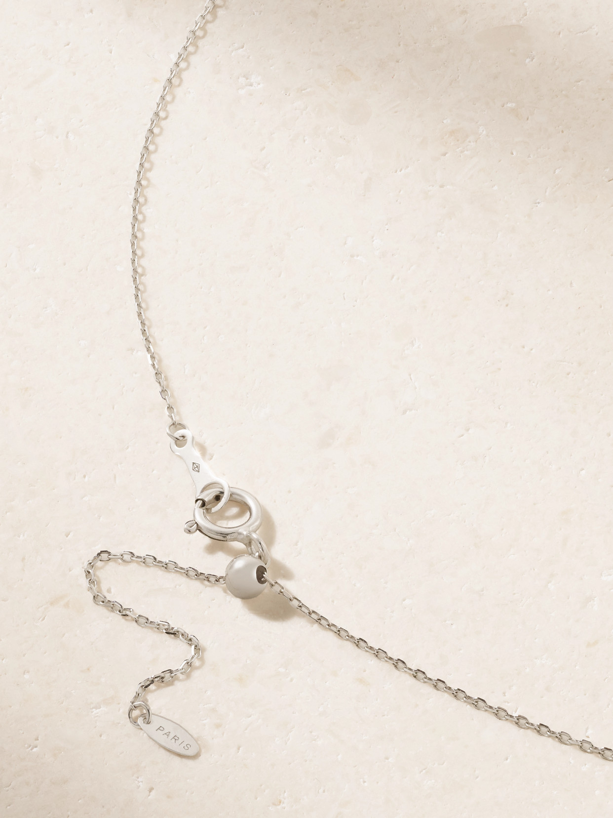 Persée Danaé 18-karat White Gold Diamond Necklace In Gold