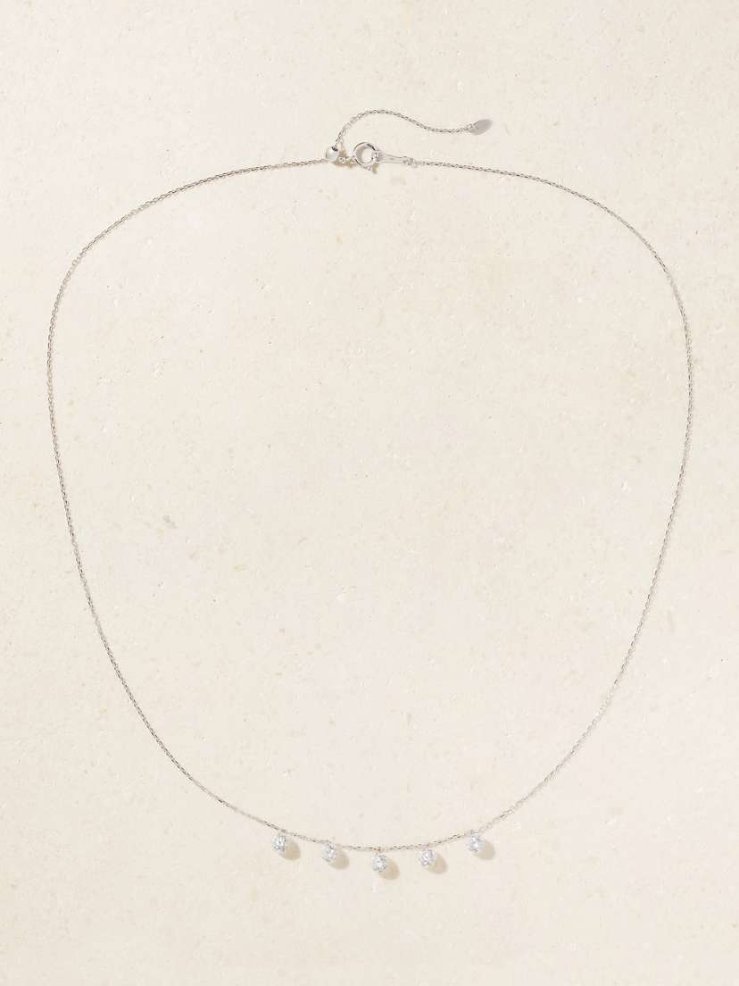 Persée Danaé 18-karat White Gold Diamond Necklace