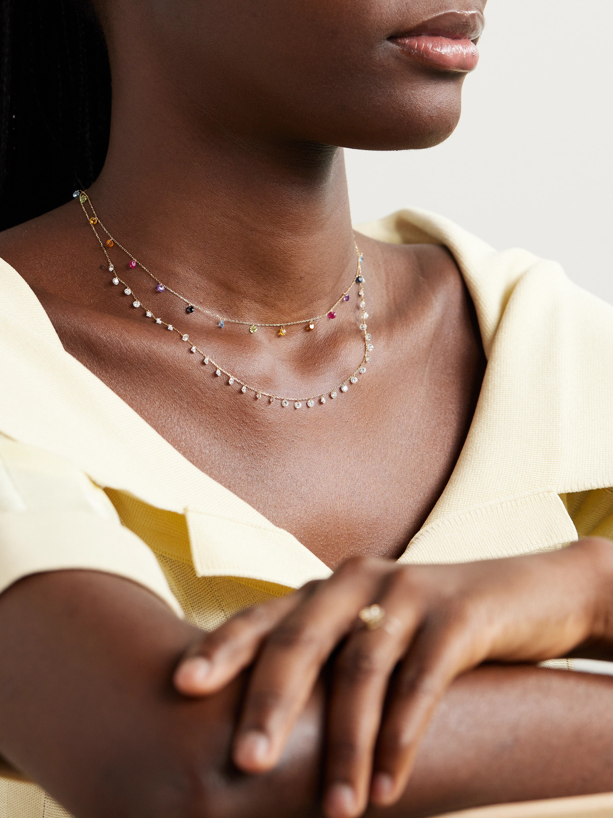 Persée Danaé 18-karat White Gold Diamond Necklace