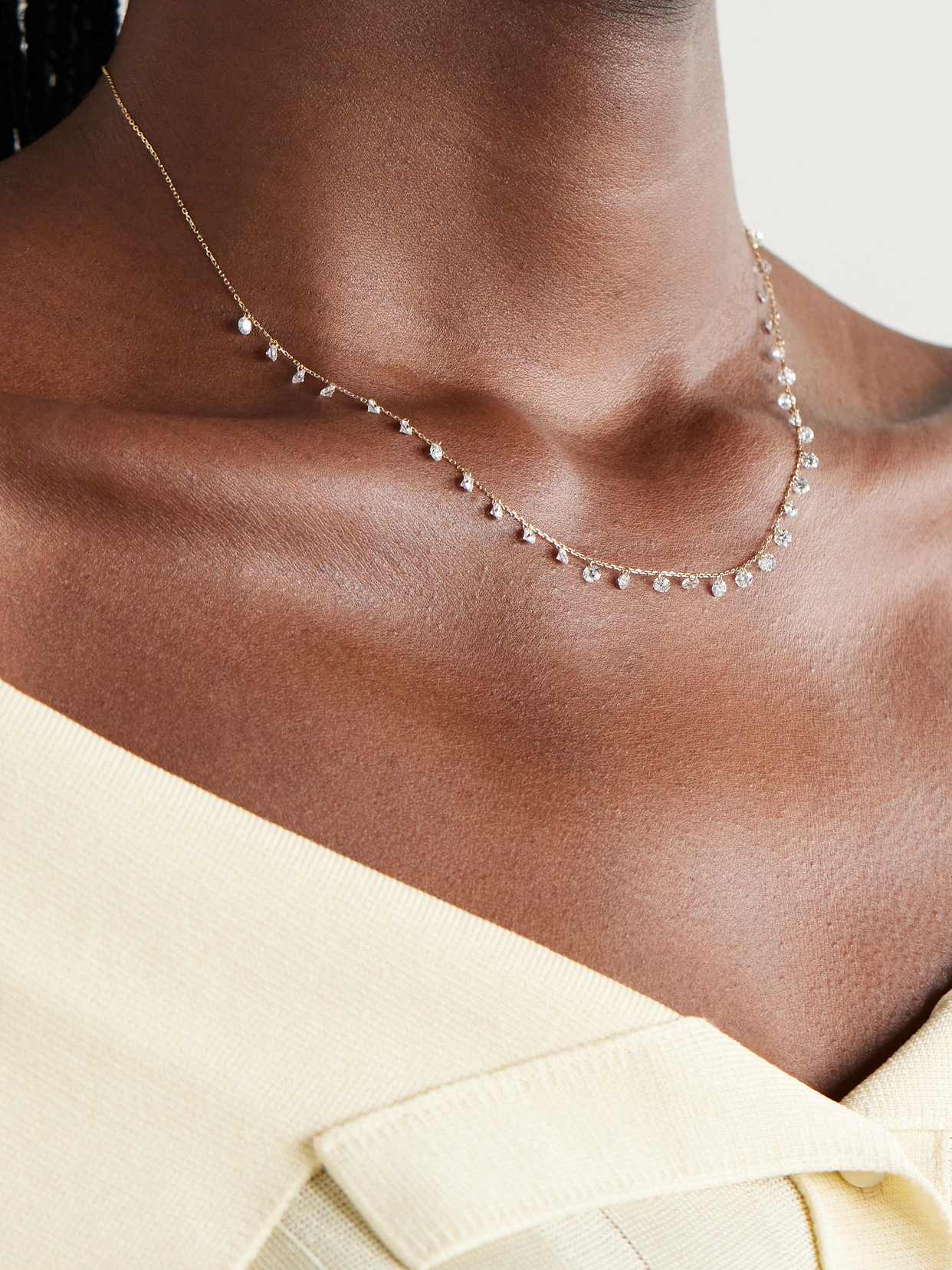 Persée Danaé 18-karat White Gold Diamond Necklace