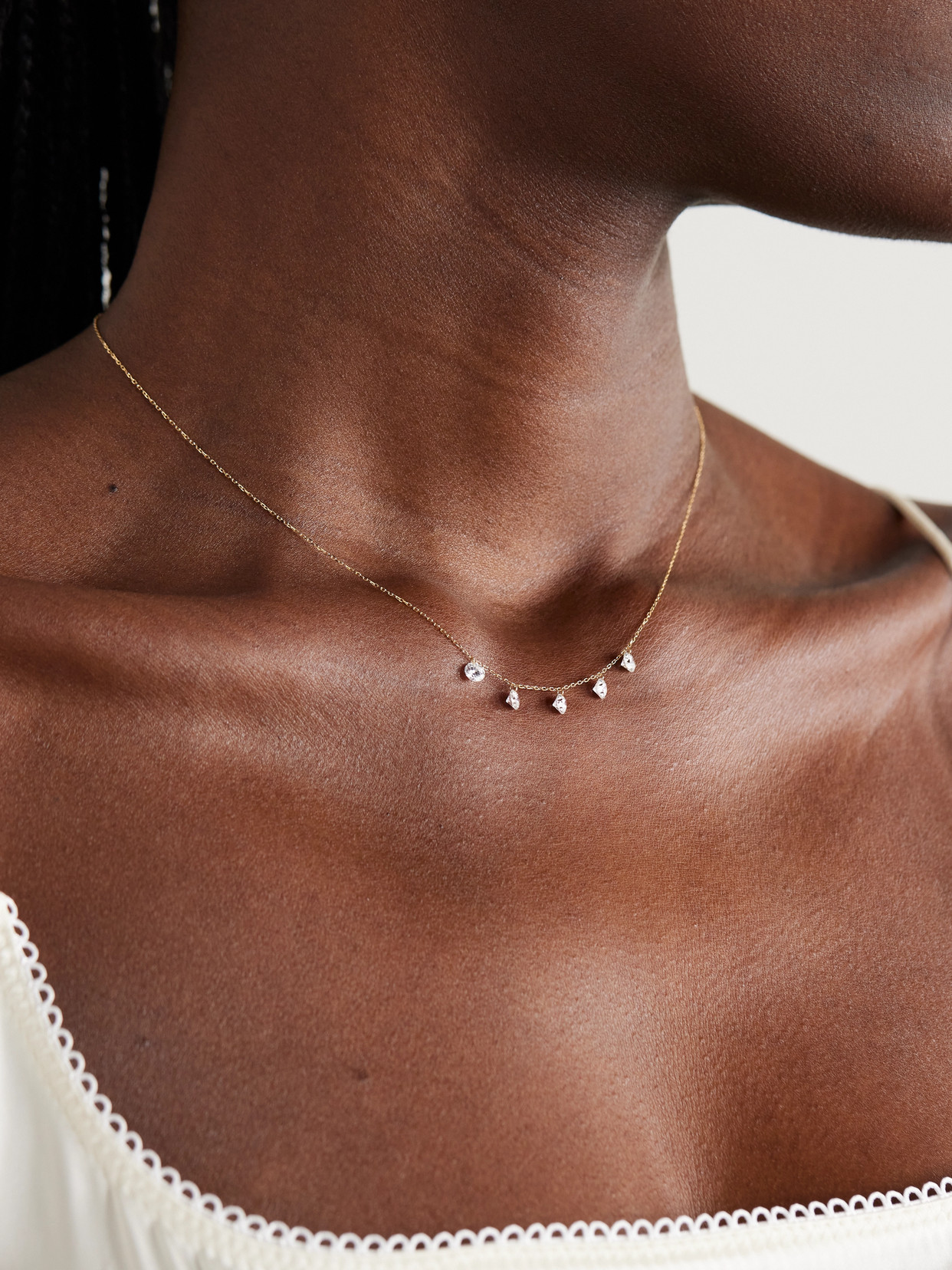 Persée Danaé 18-karat Gold Diamond Necklace In Gold