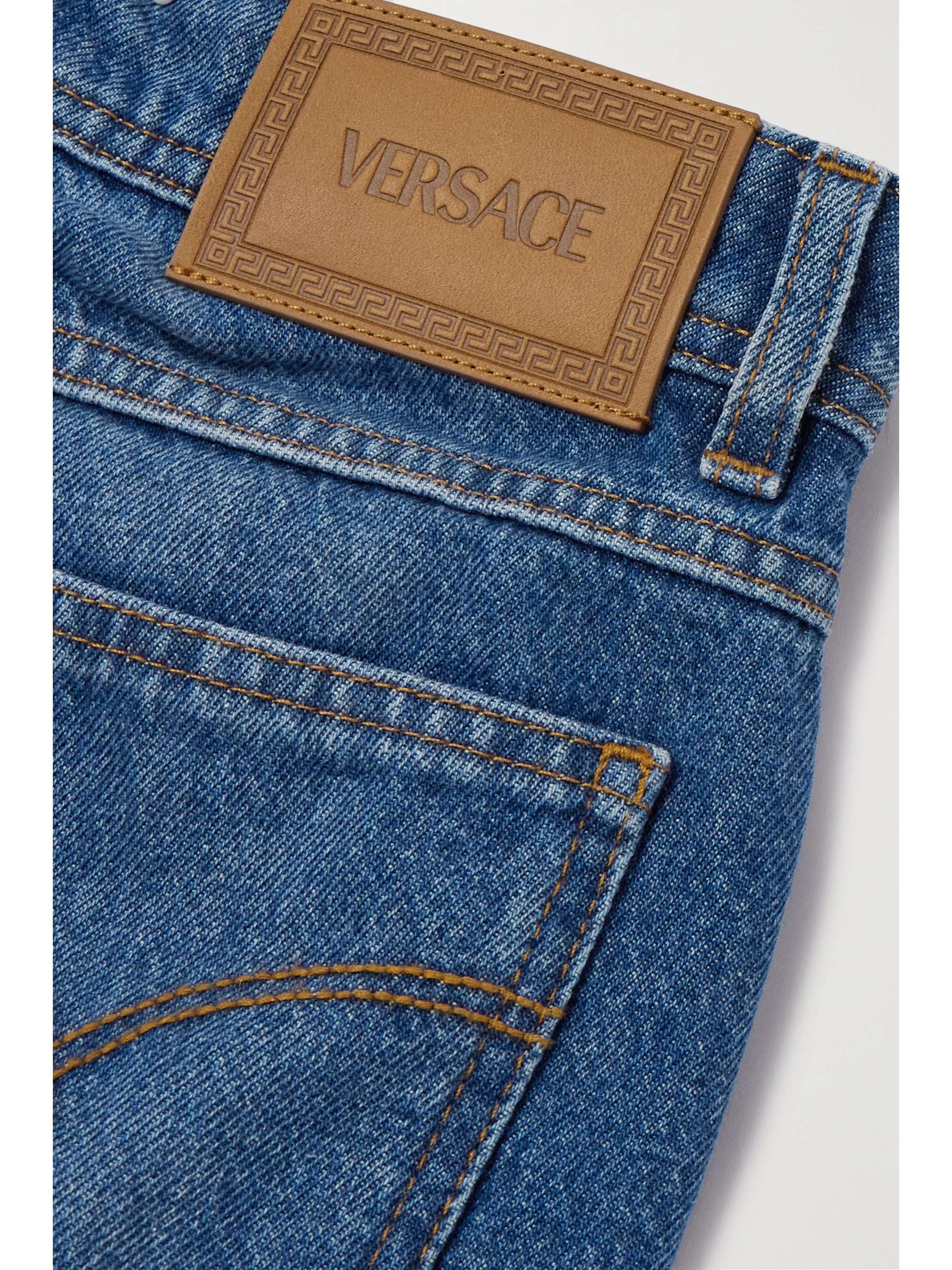 VERSACE Icons medusa '95 high-rise straight-leg jeans | NET-A-PORTER