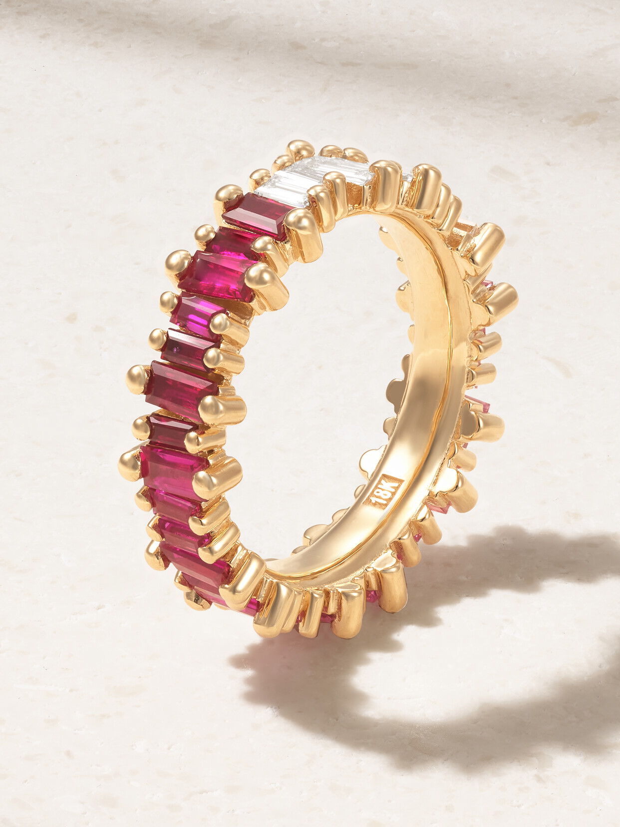 Suzanne Kalan - 18-karat Gold, Sapphire And Diamond Ring - 5