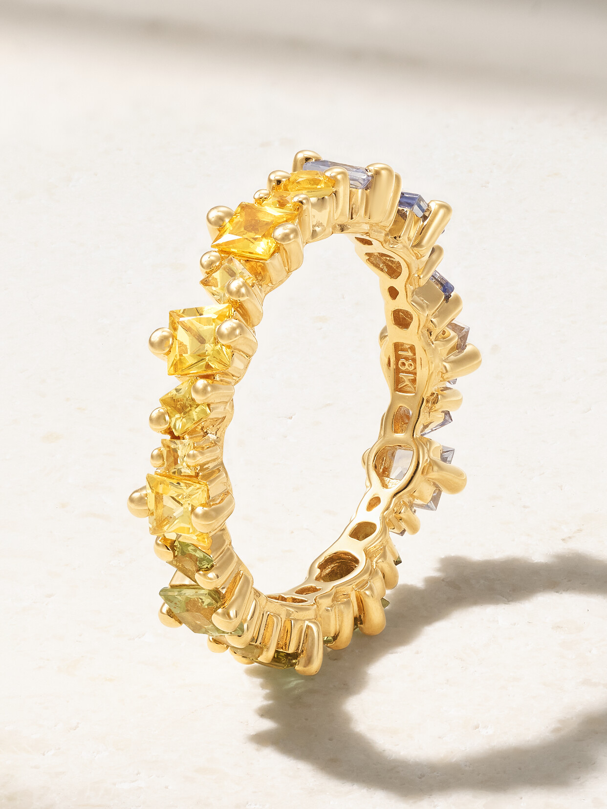 Suzanne Kalan 18-karat Gold Sapphire Ring