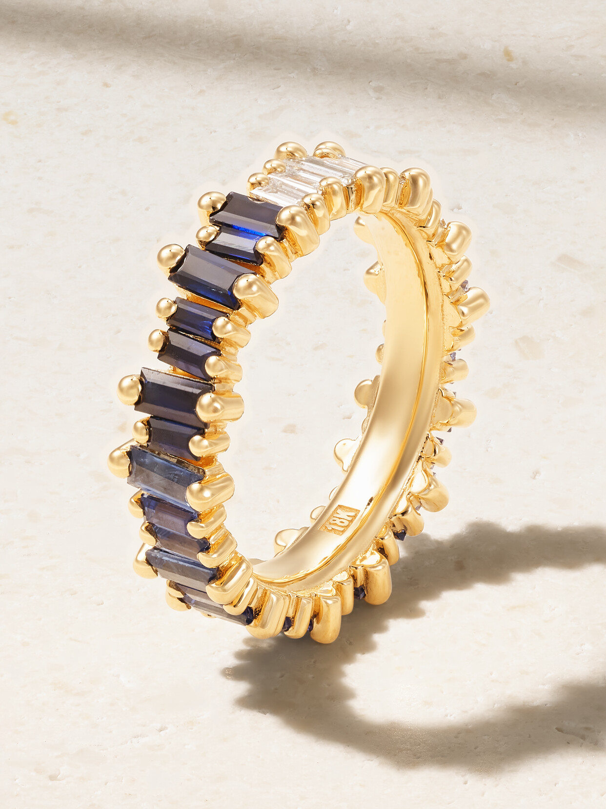 Suzanne Kalan - 18-karat Gold, Sapphire And Diamond Ring - 7