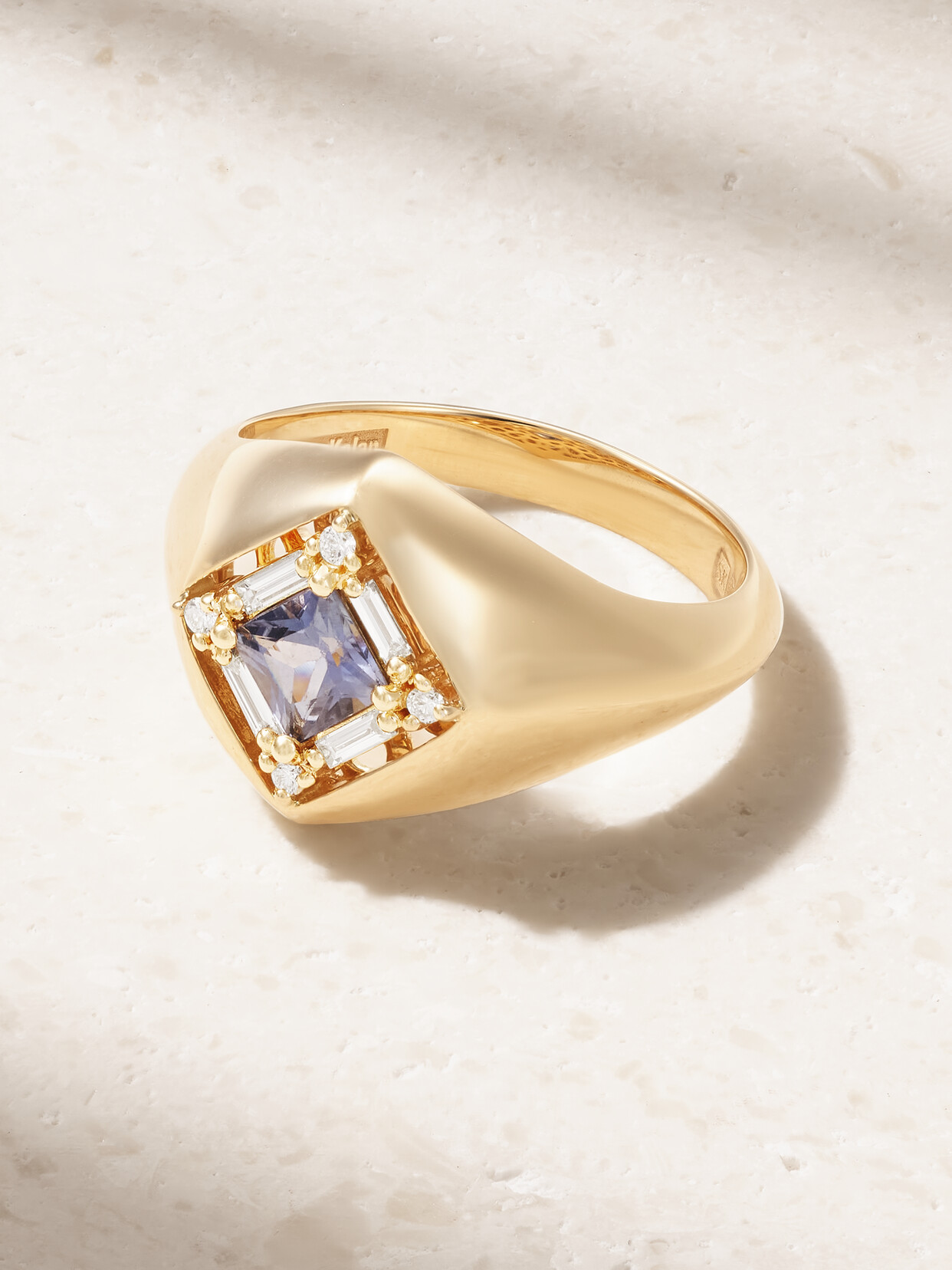 Suzanne Kalan 18-karat Gold, Sapphire And Diamond Ring