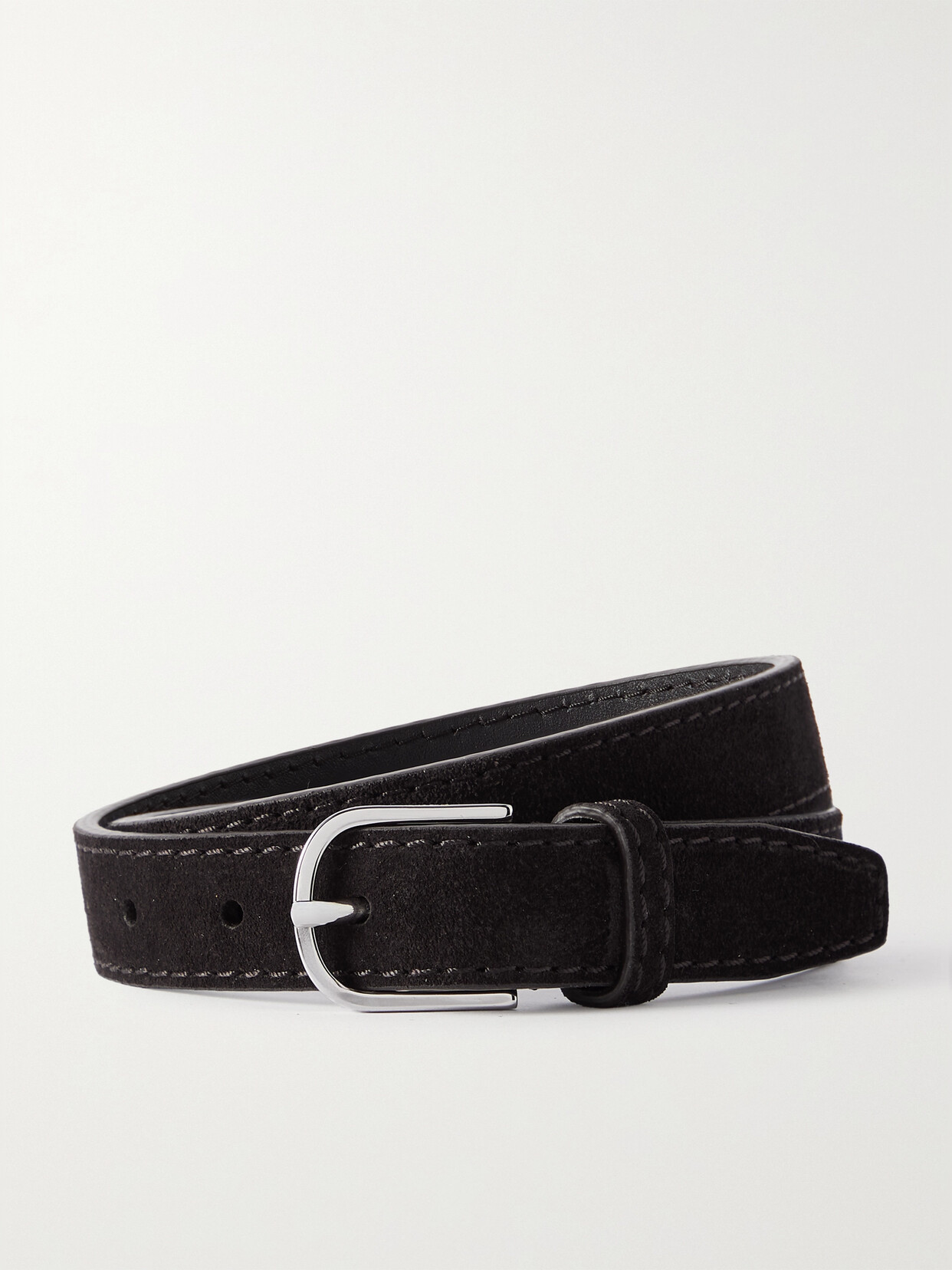 TOTEME Suede Belt - Brown