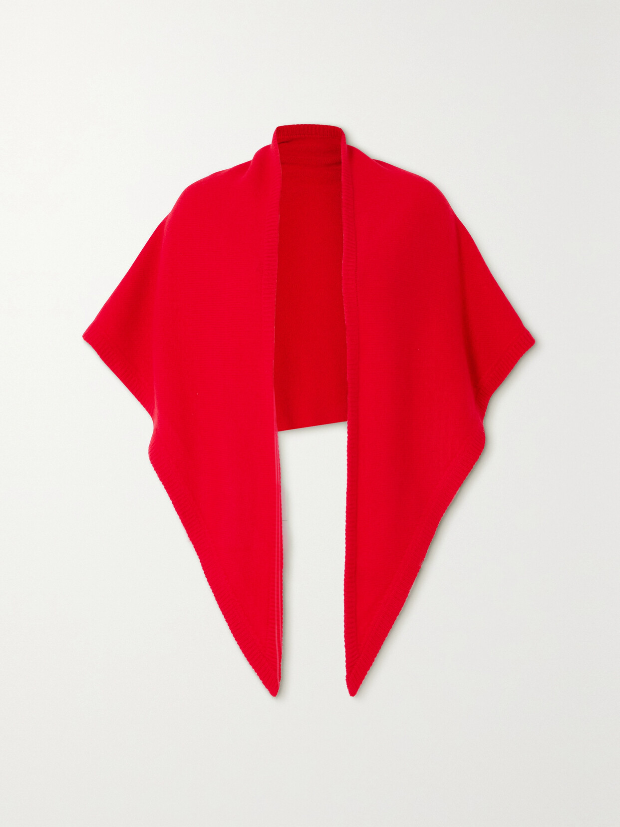 TOTEME Triangle Cashmere Scarf - Red