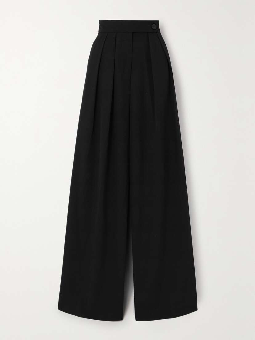 Dries Van Noten Wool Wide-leg Pants