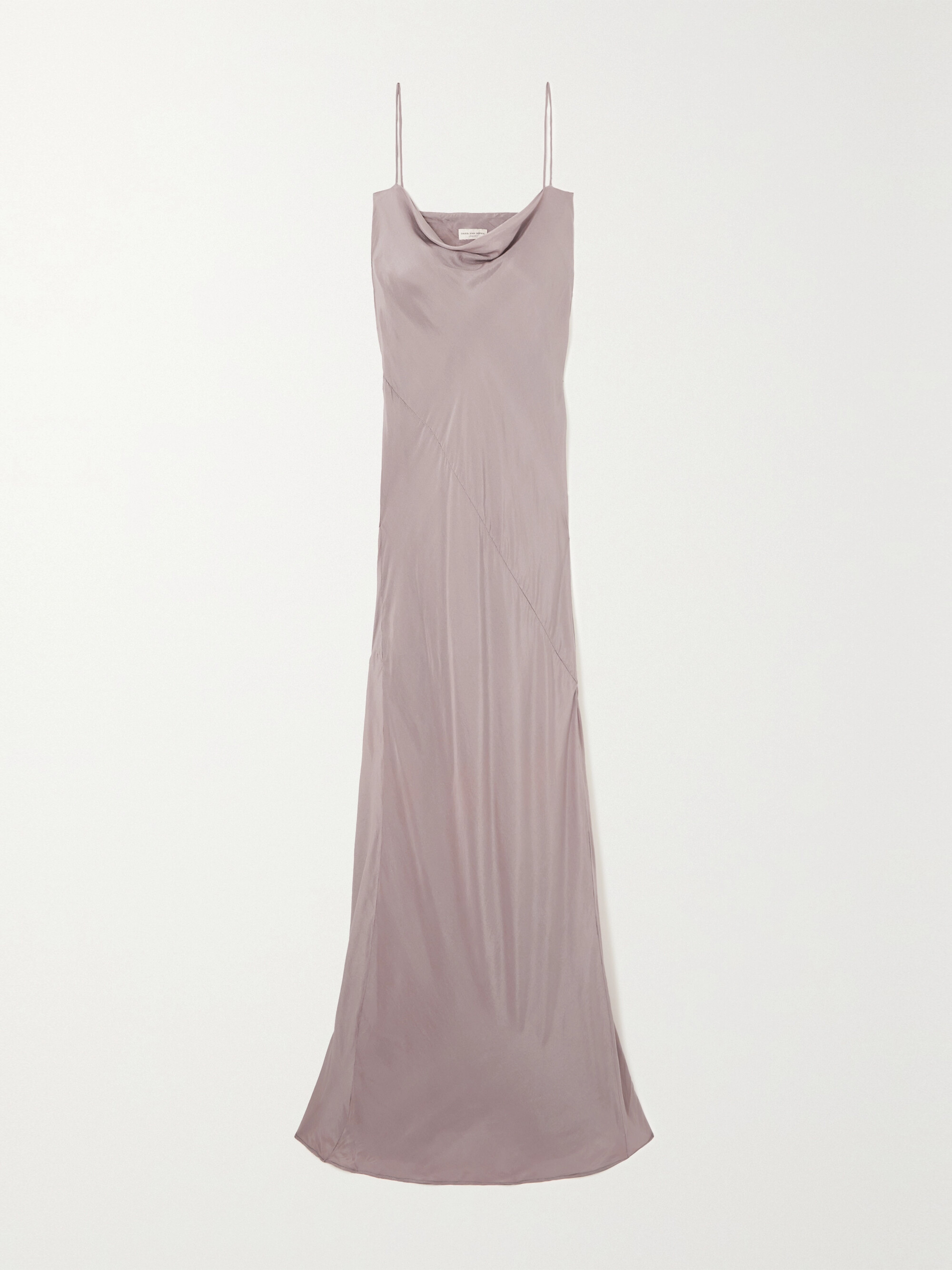 Dries Van Noten Draped silk-habotai dress thumbnail