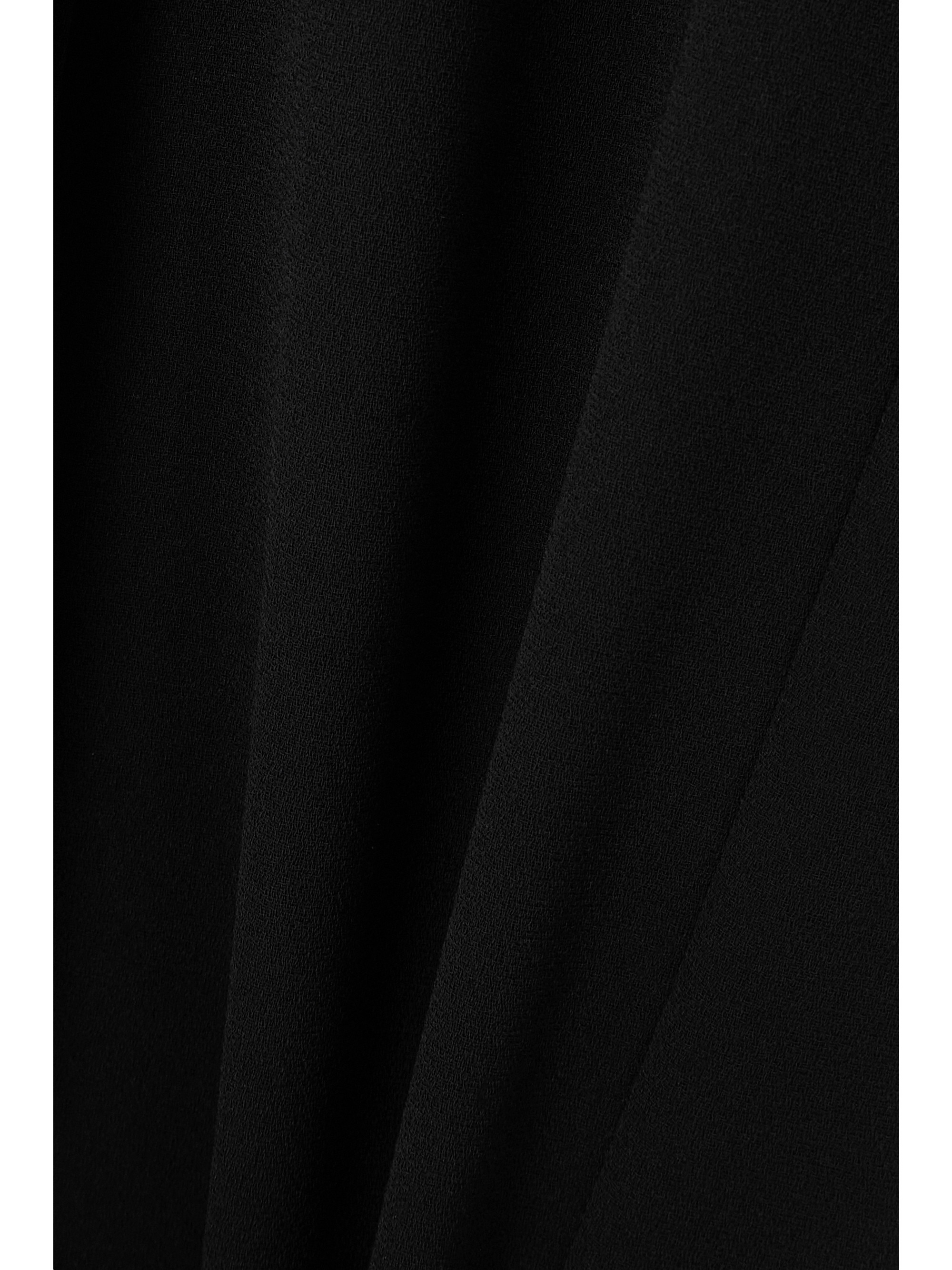 Dries Van Noten Layered lace-trimmed crepe maxi skirt thumbnail