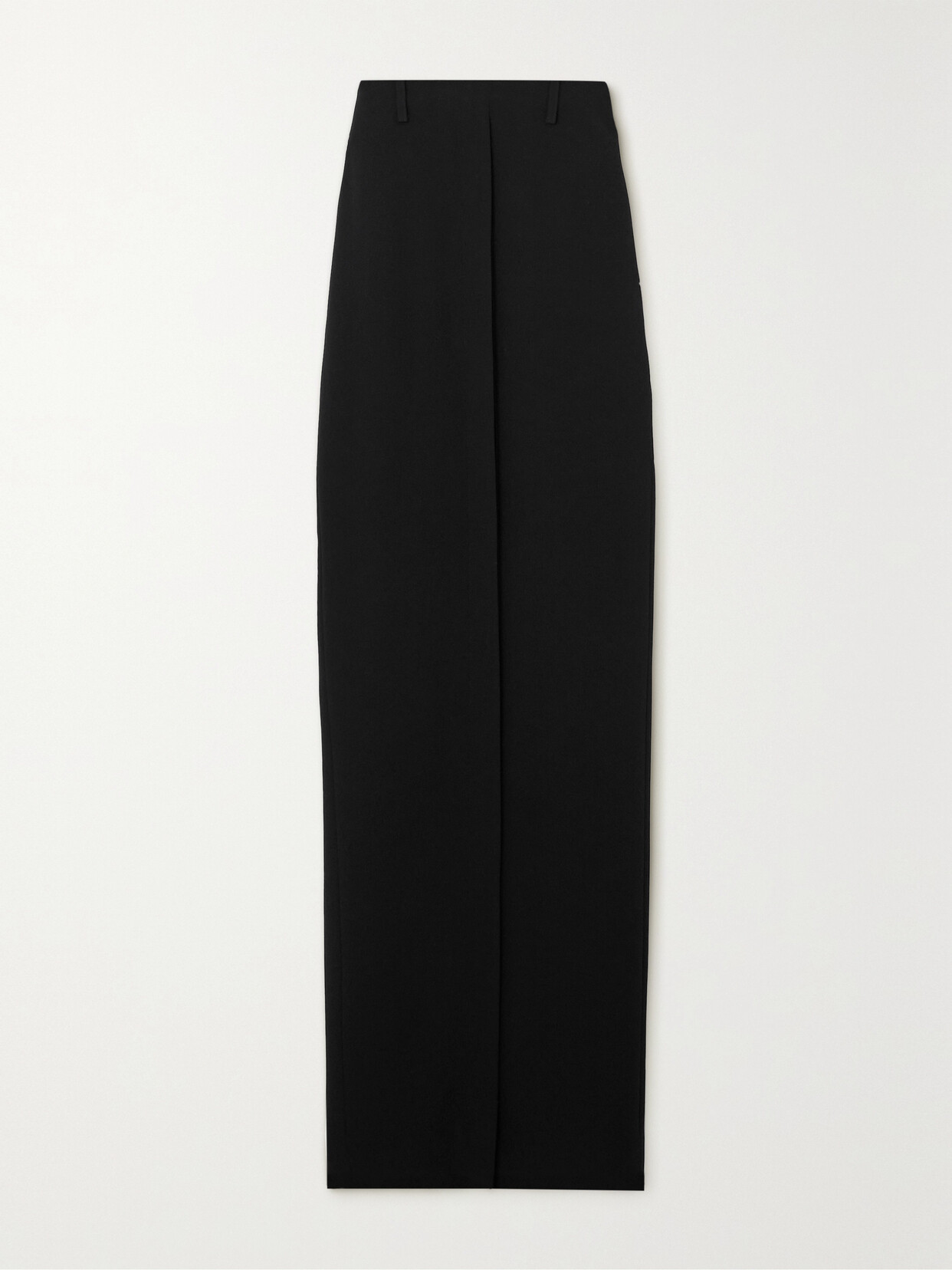 Dries Van Noten - Layered Lace-trimmed Crepe Maxi Skirt - Black