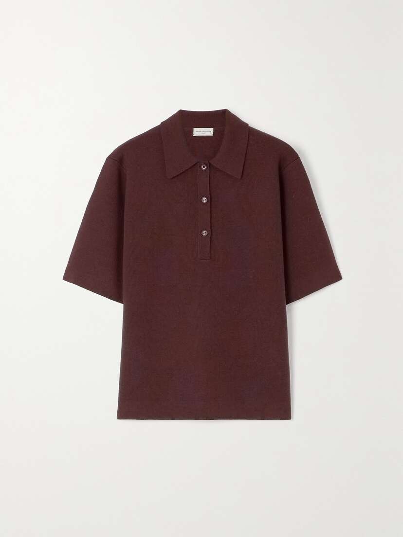 Dries Van Noten Toamsa Wool Polo Shirt