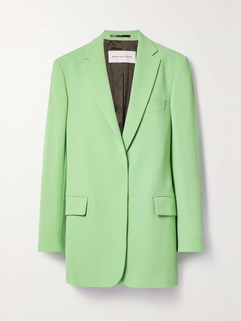 Dries Van Noten Crepe Blazer