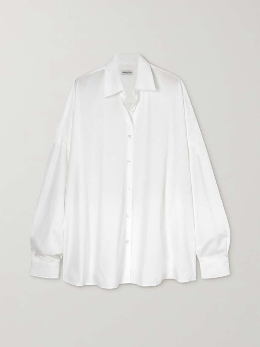 Dries Van Noten Oversized Cotton-poplin Shirt