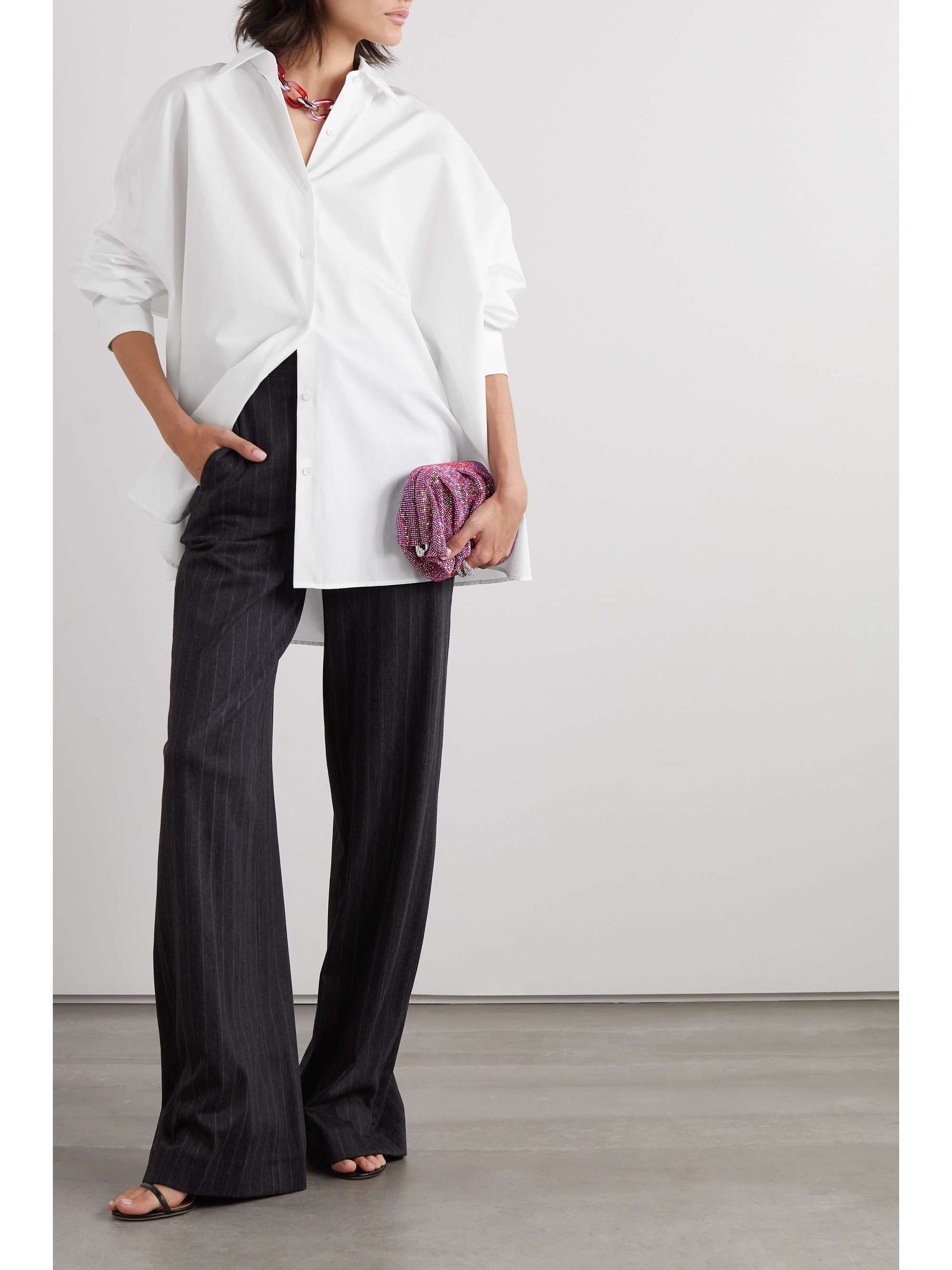 oversized poplin shirt