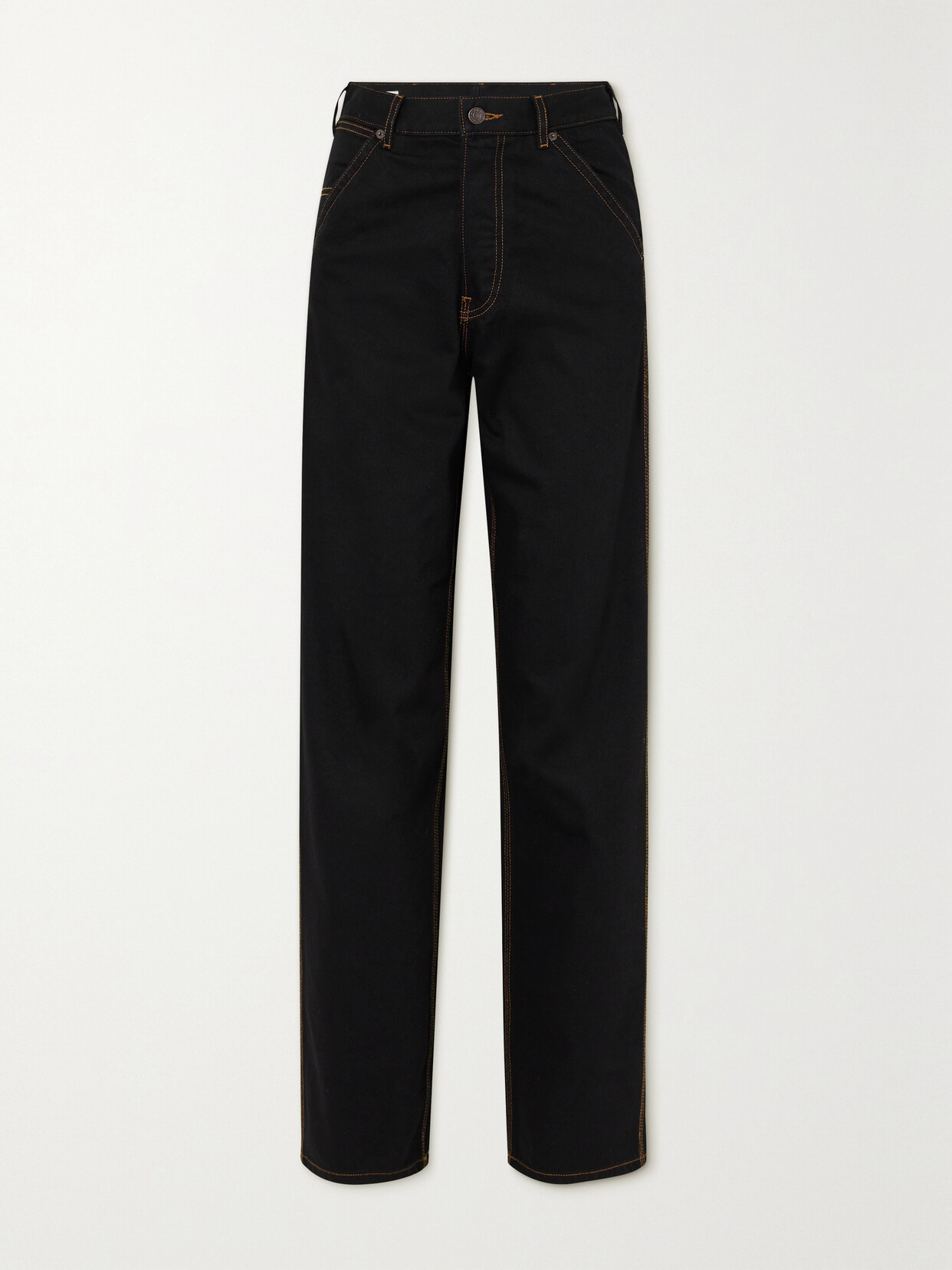 Dries Van Noten - High-rise Wide-leg Jeans - Black