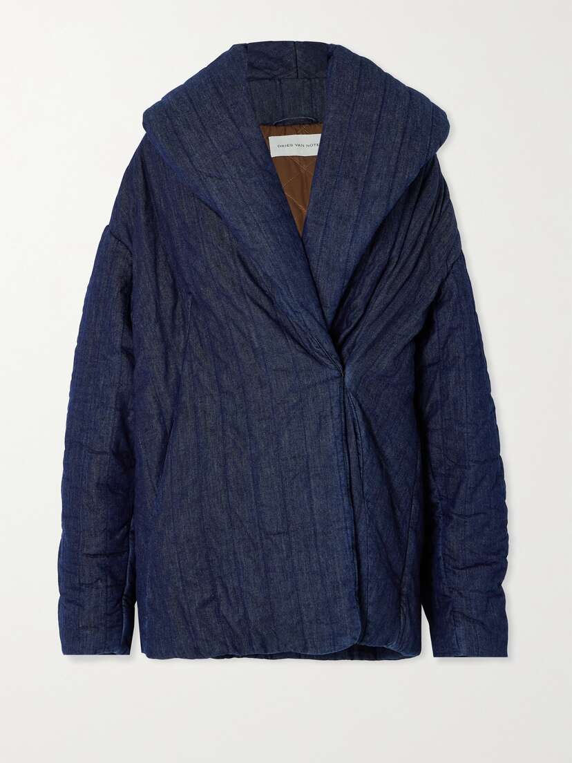 Dries Van Noten Quilted Denim Jacket
