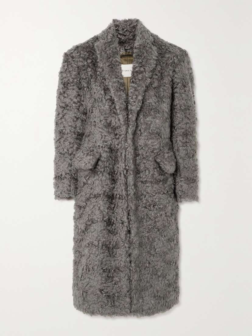 Dries Van Noten Redys Mohair And Cotton-blend Coat