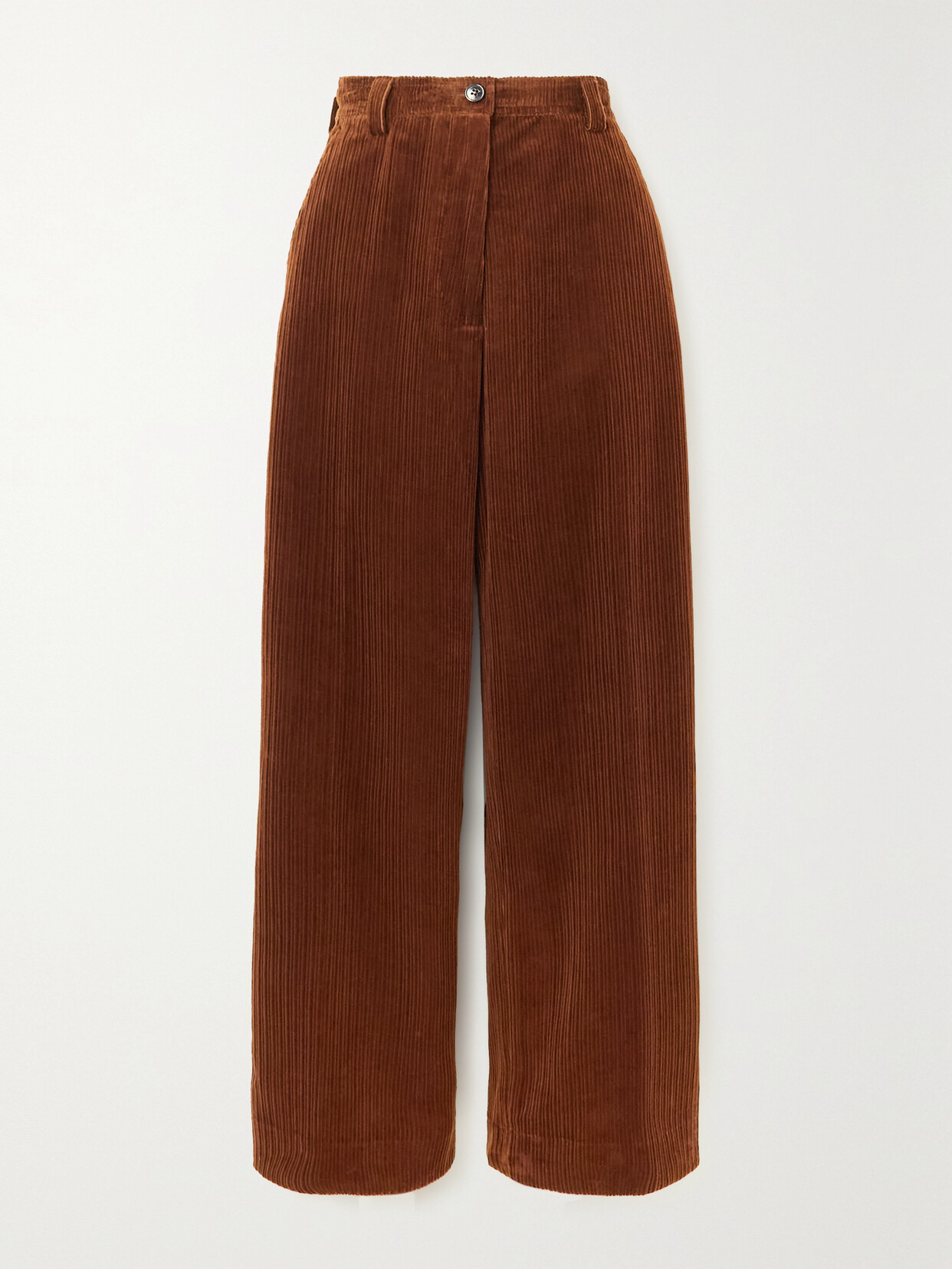 Dries Van Noten - Cotton-corduroy Straight-leg Pants - Brown