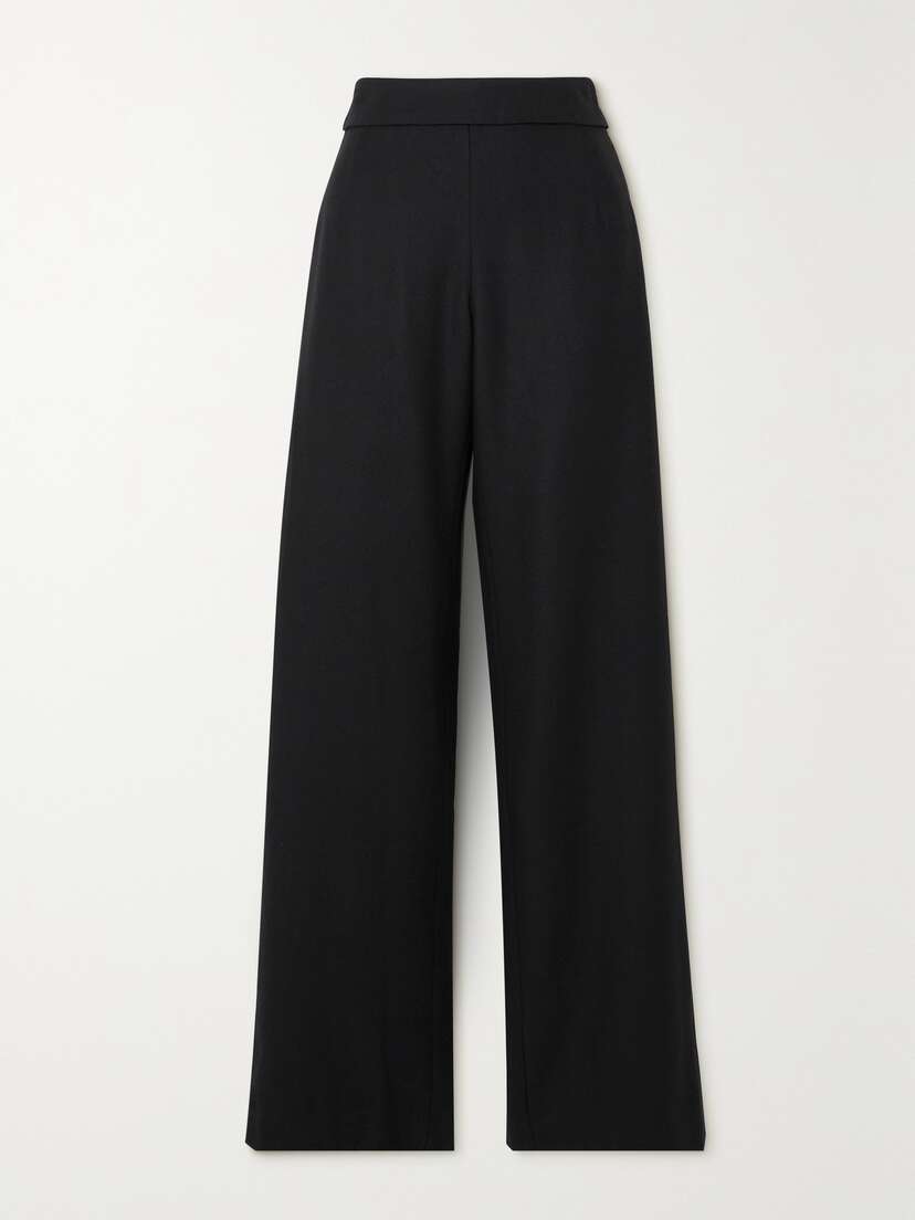 Dries Van Noten Wool-blend Straight-leg Pants