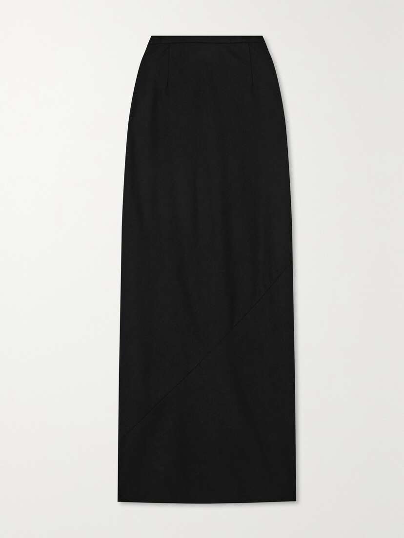Dries Van Noten Wool-blend Maxi Skirt