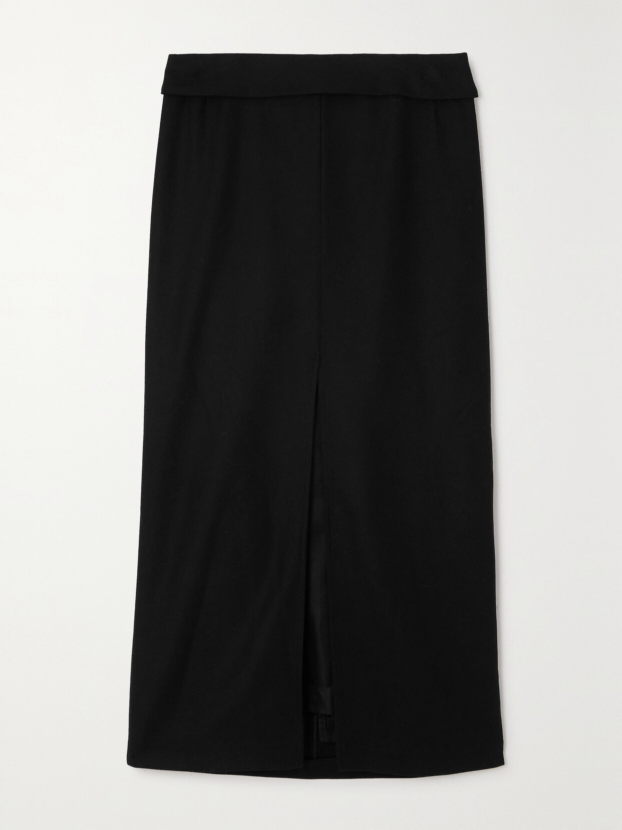 Dries Van Noten - Wool-blend Twill Midi Skirt - Black