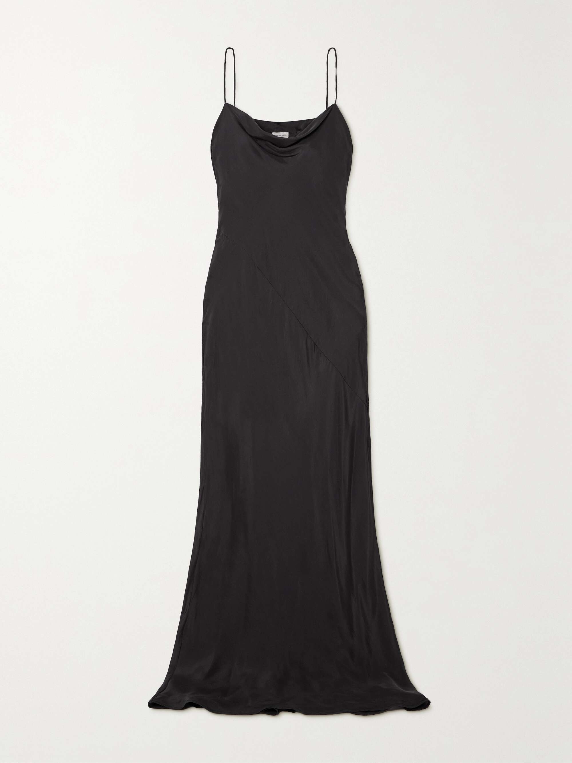 DRIES VAN NOTEN Deryl draped silk-habotai maxi dress | NET-A-PORTER