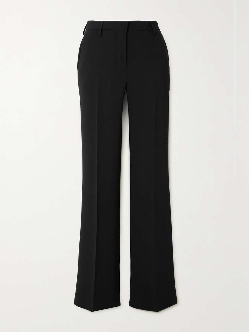 Dries Van Noten Crepe Bootcut Pants