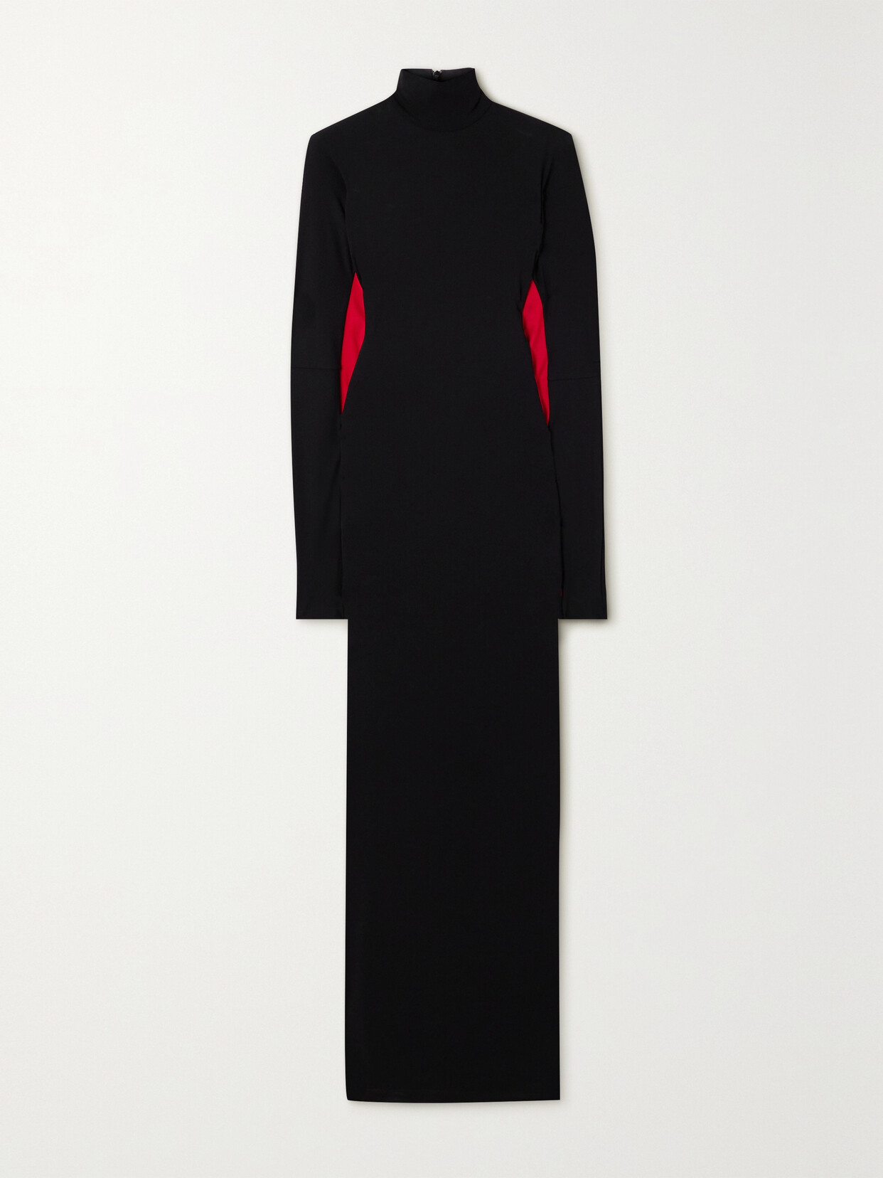 Ferragamo Batwing Dress In Black