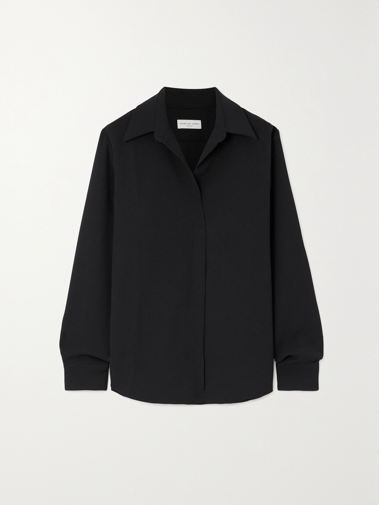 Dries Van Noten - Celindas Crepe Shirt - Black