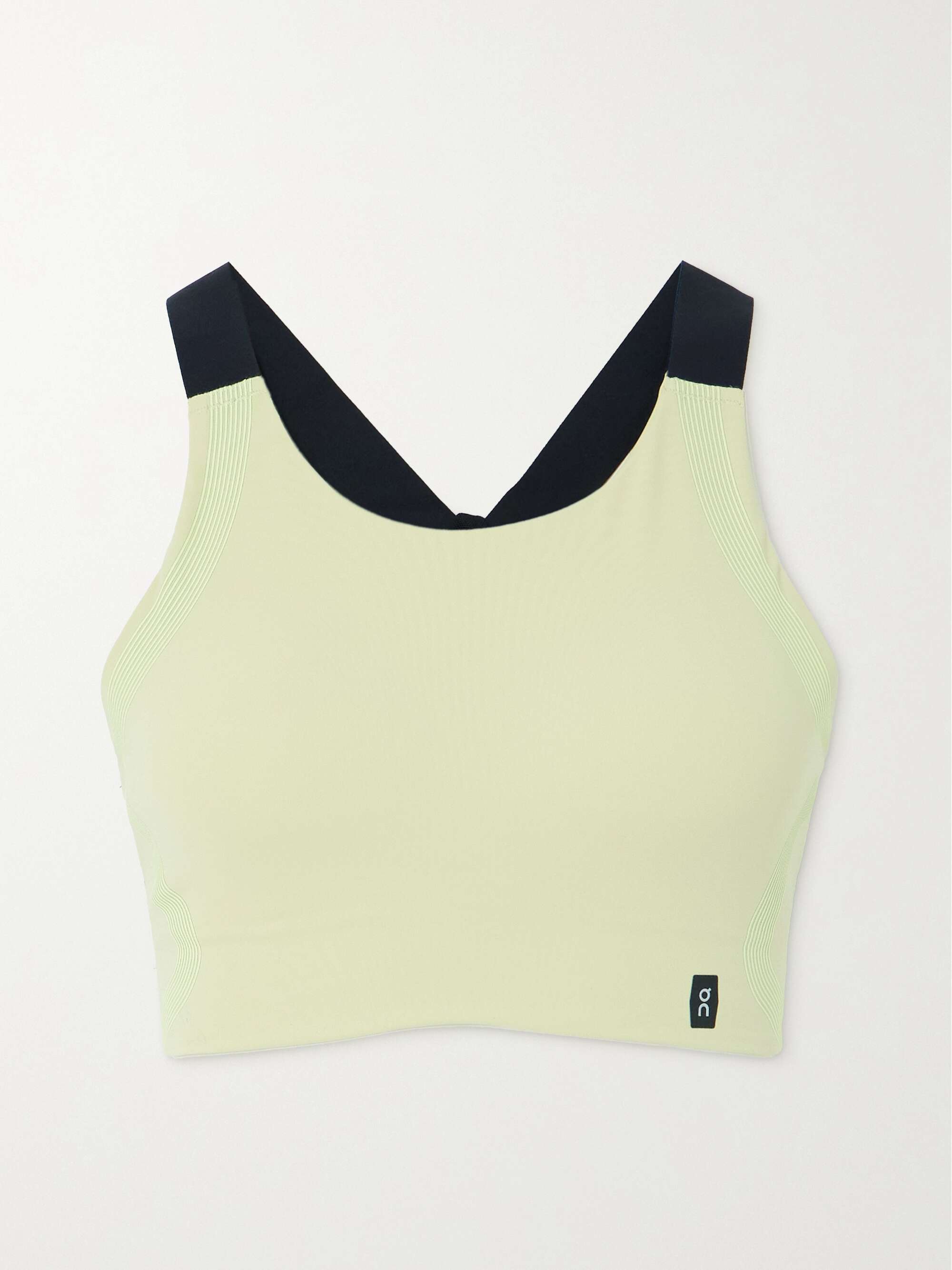 ON + NET SUSTAIN Performance recycled sports bra