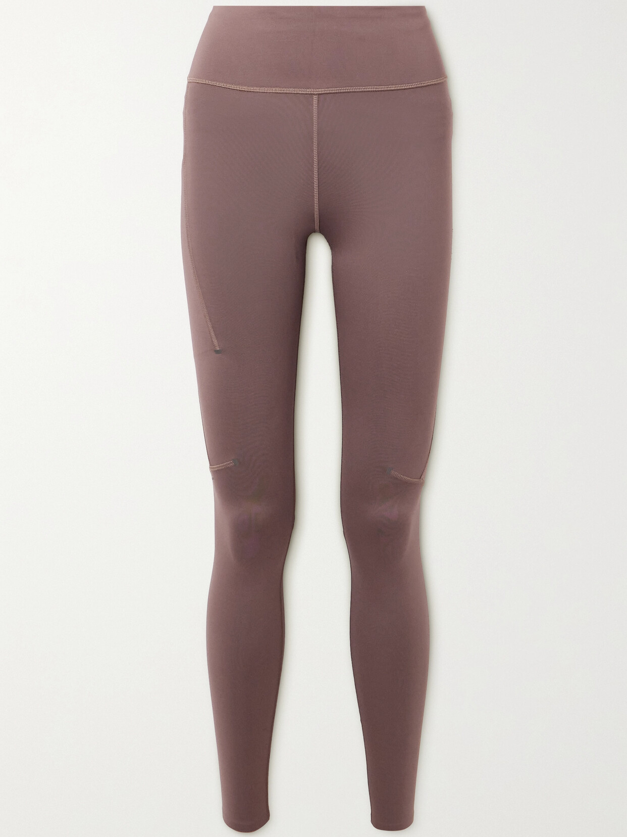 On Performance Winter Stretch Recycled Leggings In Brown